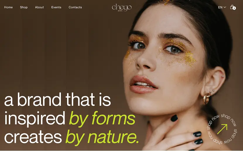 a brand that is inspired by forms creates by nature.